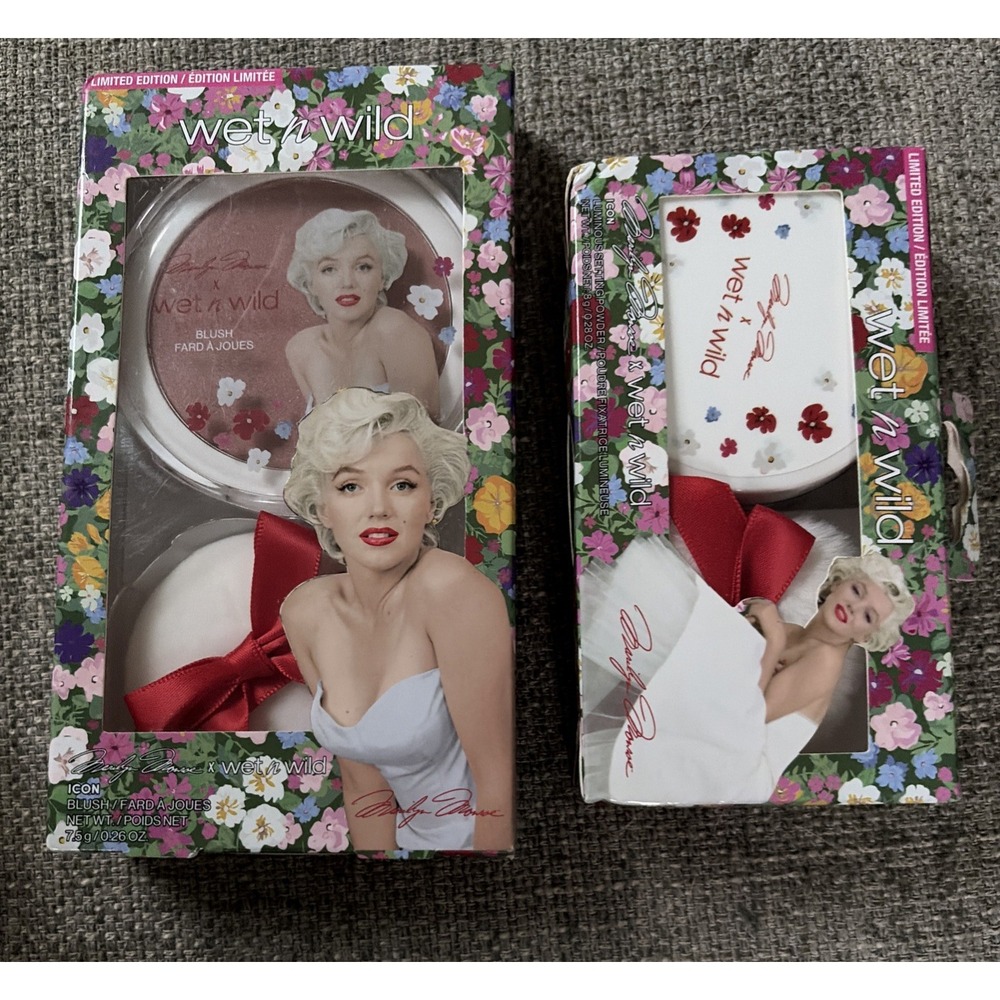 Wet N Wild Marilyn Monroe Setting Powder Sponge Limited Edition Makeup Lot Rare